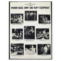 Women Make Army And Navy Equipment Flyers
