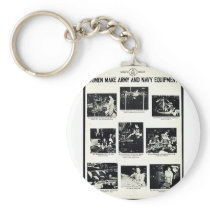 Women Make Army And Navy Equipment Keychain