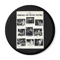 Women Make Army And Navy Equipment Fridge Magnet