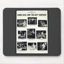 Women Make Army And Navy Equipment Mousepads