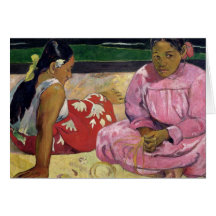 Women of Tahiti, On the Beach, 1891 Cards