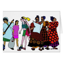 Women of the World - 2 Greeting Cards