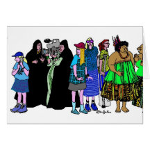 Women of the World - 5 Greeting Card