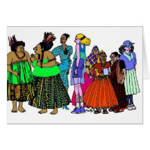 Women of the World - 6 Greeting Cards