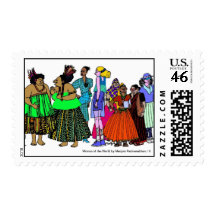 Women of the World/ 6 Stamp