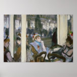 Women on a Cafe Terrace, 1877 Posters