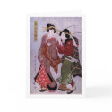 Women Out for A Walk cards