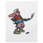 Women Play Hockey Too Personalized Flyer