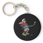 Women Play Hockey Too keychains