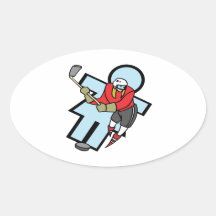 Women Play Hockey Too Stickers
