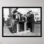 Women Police Officers and Guns 1914 Poster