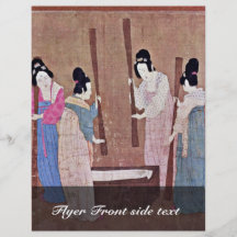 Women Preparing Silk By Emperor Huizong (Best Qual Flyer