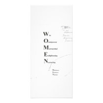 WOMEN rack cards by Female_Supremacy WOMEN rack cards
