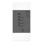 Women Full Color Rack Card