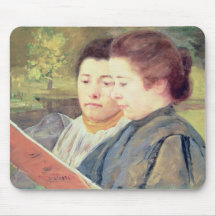 Women Reading Mousepad