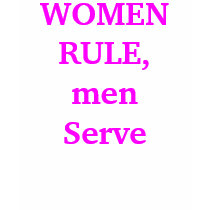 WOMEN RULE,men Serve t-shirts