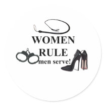WOMEN RULE STICKER