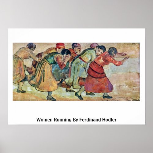 Women Running By Ferdinand Hodler Print