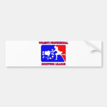 Women’s Professional Shopping League Bumper Stickers
