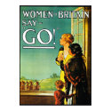 Women Say Go! - Poster posters by TheAttic Women Say Go! - Poster posters