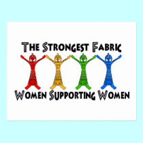 Women Supporting Women postcards