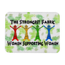 Women Supporting Women Rectangle Magnet