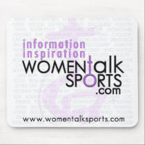 Women Talk Sports mousepad mousepads