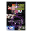 Women Talk Sports Poster posters by WomenTalkSports Women Talk Sports Poster posters