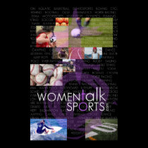 Women Talk Sports Poster posters