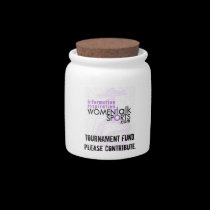 Women Talk Sports Tournament Jar candy jars