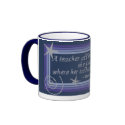WOMEN TEACHER'S INFLUENCE mugs
