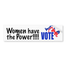 Women Vote Bumper Stickers
