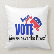 Women Vote Throw Pillows