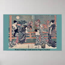 Women watching a sumō match by Utagawa,Toyokuni Poster