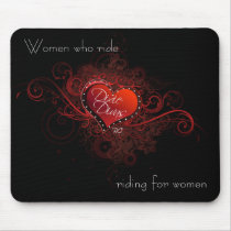 Women who ride... mousepad