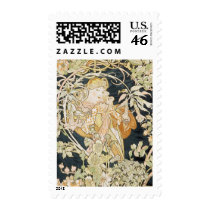 Women with Daisies Art Nouveau postage by ArtNouveauDaz Women with Daisies Art Nouveau postage