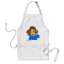 women with gloves aprons