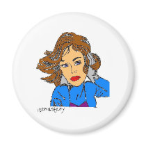 women with gloves magnets