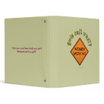 View more Women Working Road Sign Binders personalized gift ideas for girls Women Working Road Sign Binders