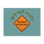 View more Women Working Road Sign Postcards personalized gift ideas for girls Women Working Road Sign Postcards