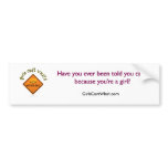 View more Women Working Sign Bumperstickers personalized gift ideas for girls Women Working Sign Bumperstickers