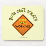 View more Women Working Sign Mousepads personalized gift ideas for girls Women Working Sign Mousepads