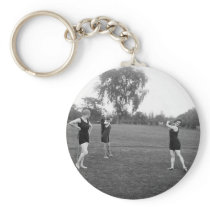 Women's 1920s Golf Fashion Keychains