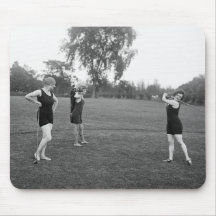 Women's 1920s Golf Fashion Mouse Pad