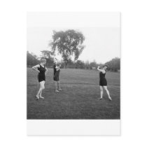 Women's 1920s Golf Fashion Postcard
