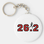 women's 26.2 marathon key chain