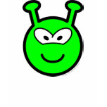 Green alien buddy icon   womens_apparel_tshirt