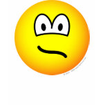 Frown emoticon mouth  womens_apparel_tshirt