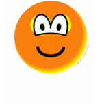 Fake tan emoticon orange  womens_apparel_tshirt