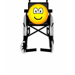 Wheelchair emoticon   womens_apparel_tshirt